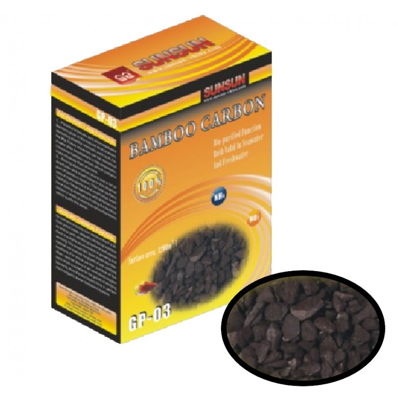 Carbón de bambú para filtros de acuario y acuaterrario Carbón de bambú para filtros de acuario y acuaterrario